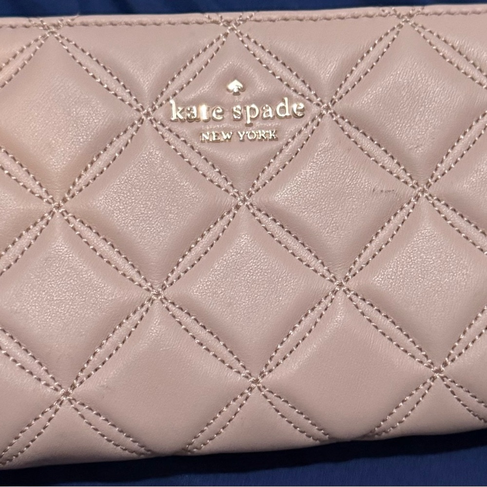 Kate Spade Quilted Pink wallet